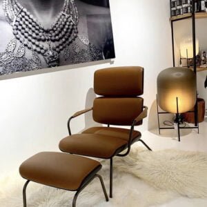 Armchair Bluemoon incl. voetenbank by COedition