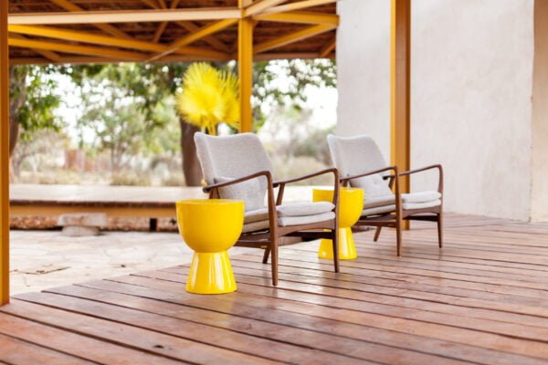 kruk/bijzettafel geel