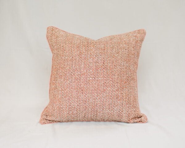 Kussen roze structuur met bies - 50x50