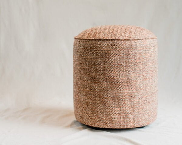 Poef roze structuur
