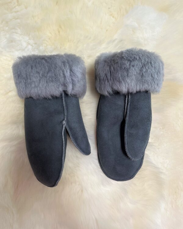 Handschoenen in zachte schapenvacht - Grijs