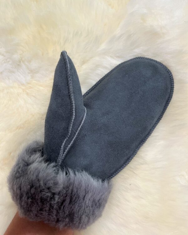 Handschoenen in zachte schapenvacht - Grijs