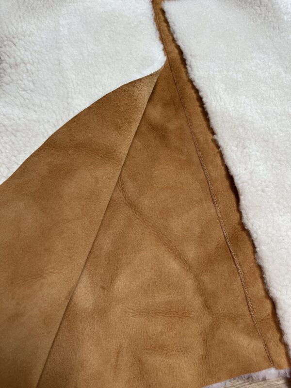 Gilet schapenvacht wit/cream - omkeerbaar