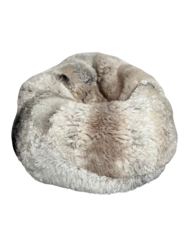 Zitzak uit IJslandse schapenvacht - mélange