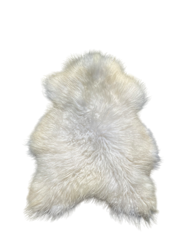 IJslandse schapenvacht - naturel wit - langharig