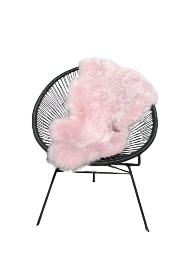 IJslandse schapenvacht - Lichtroze gekleurd - kortharig