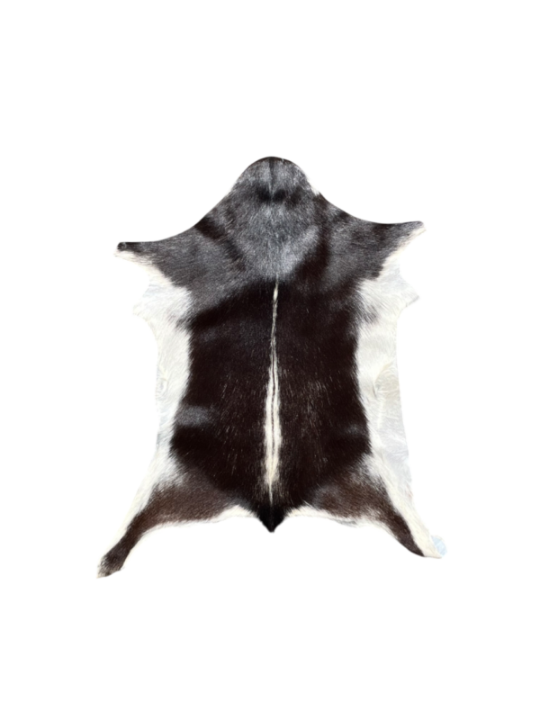 Geitenvel bruin/wit-zwart