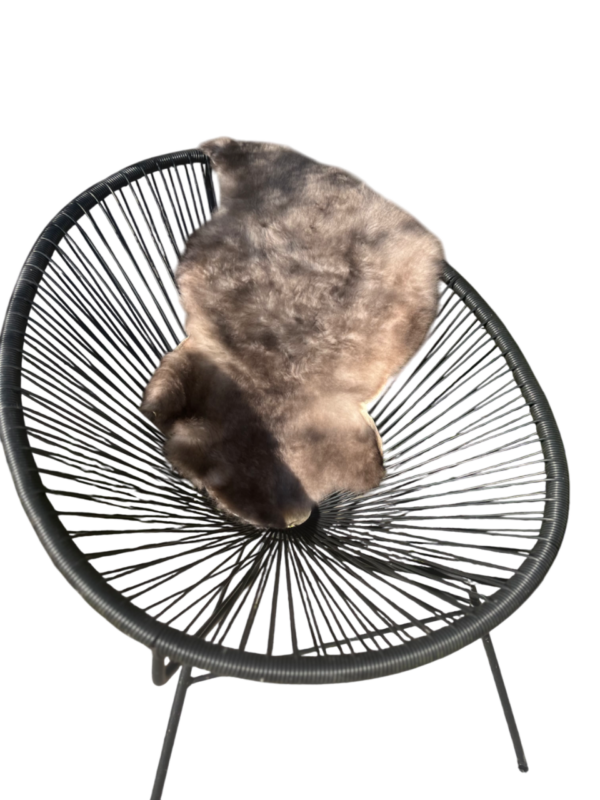 Lamsvel - donker mélange- maat V