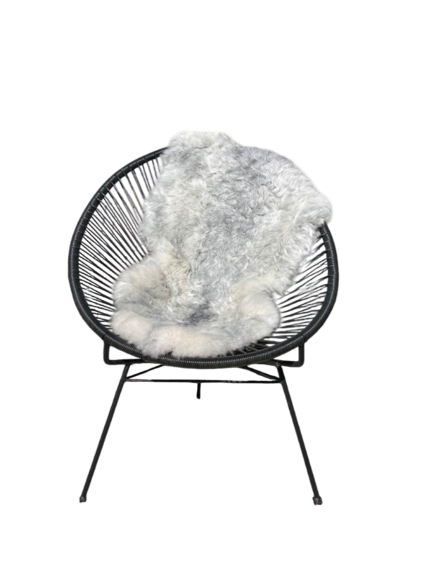 IJslandse schapenvacht - naturel grijs - kortharig