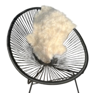 Lamsvel - wit- maat V