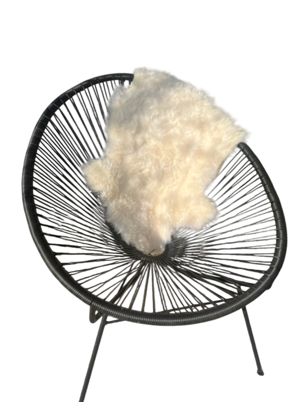 Lamsvel - wit- maat V