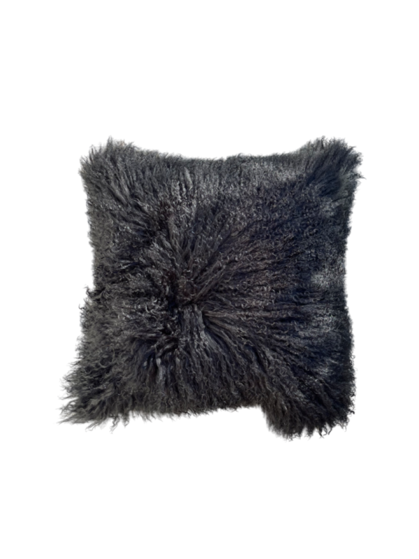 Kussen Tibetaans zwart gekleurd 50x50