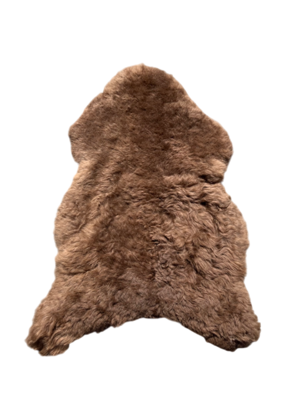 IJslandse schapenvacht - naturel lichtbruin - kortharig