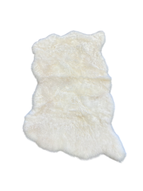 Organisch tapijt - IJslands wit - 150x100cm