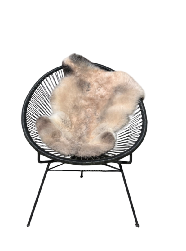 IJslandse schapenvacht - naturel mélange - kortharig