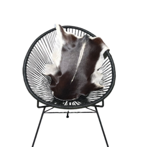 Geitenvel bruin/wit-zwart