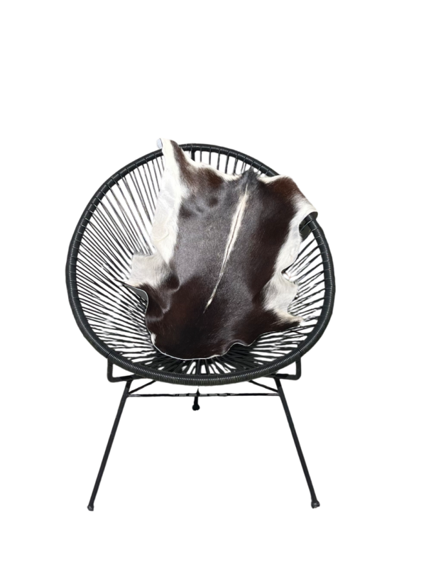 Geitenvel bruin/wit-zwart