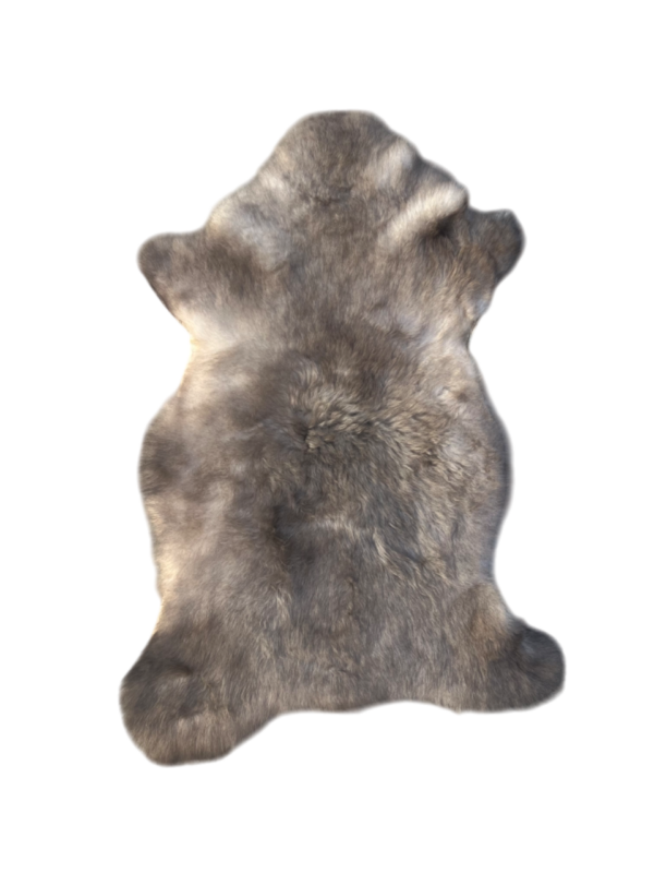 Lamsvel - donker mélange- maat V