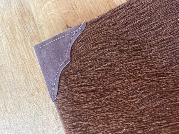 Placemat koehuid - donkerbruin