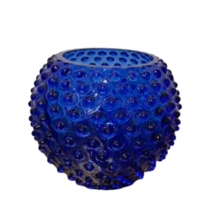 Vaas donkerblauw- 18cm - JOVO home collection
