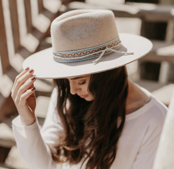 Vilten Fedora hoed- MALDIVES MOON - Women