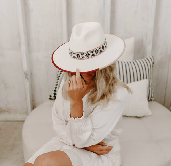 Vilten Fedora hoed- FAZENDA - Women