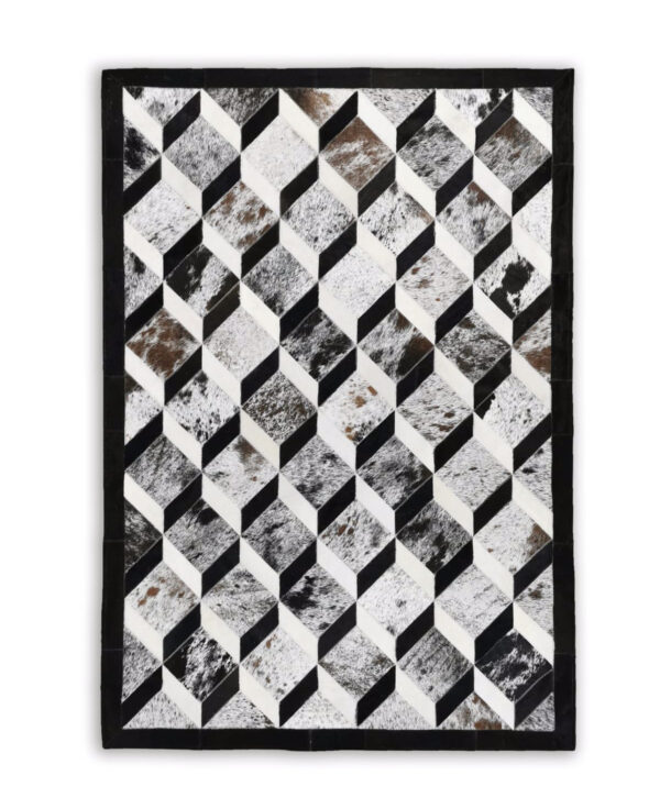 Patchwork koehuid- 3D