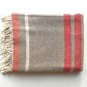 Wollen plaid - Brown