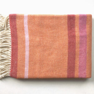 Wollen plaid - Orange