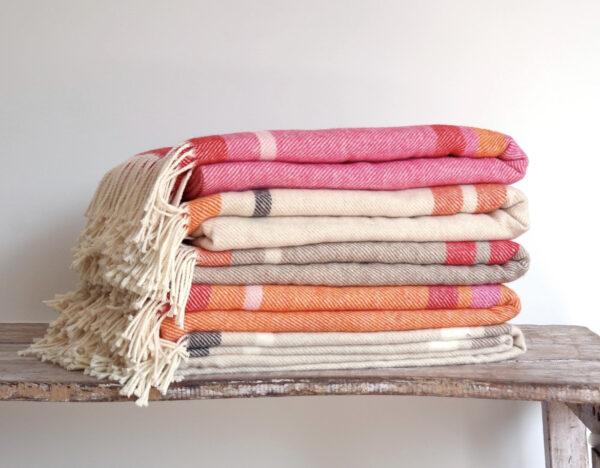 Wollen plaid - Naturel