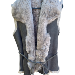 Gilet uit Lamsvacht - Grijs