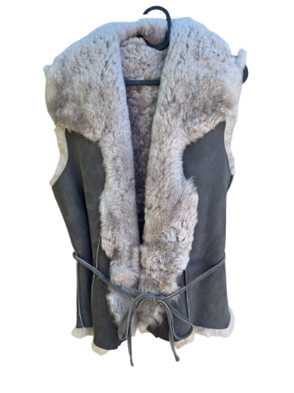Gilet uit Lamsvacht - Grijs