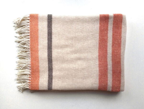 Wollen plaid -  Sand