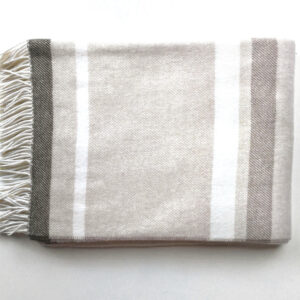 Wollen plaid - Naturel