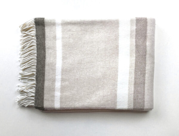 Wollen plaid - Naturel