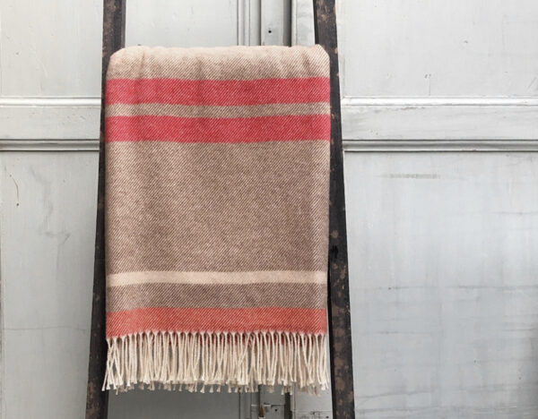 Wollen plaid - Naturel