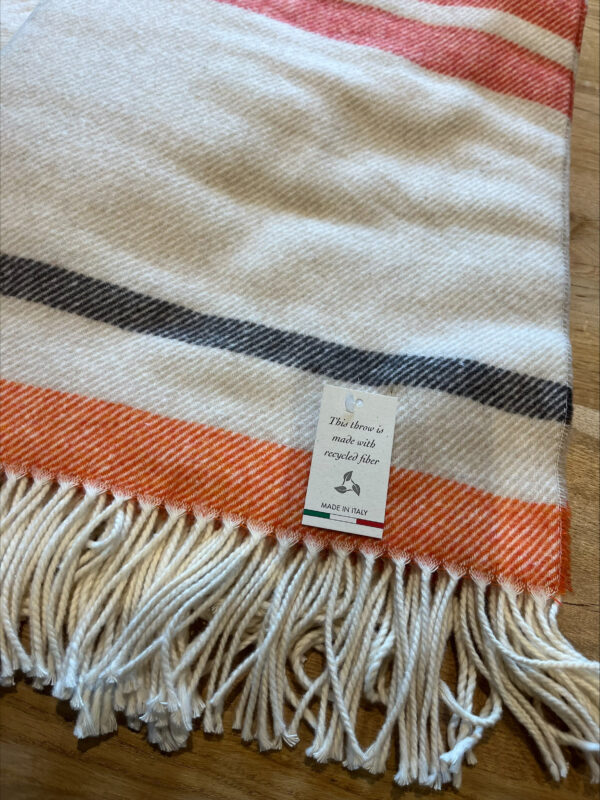 Wollen plaid -  Sand