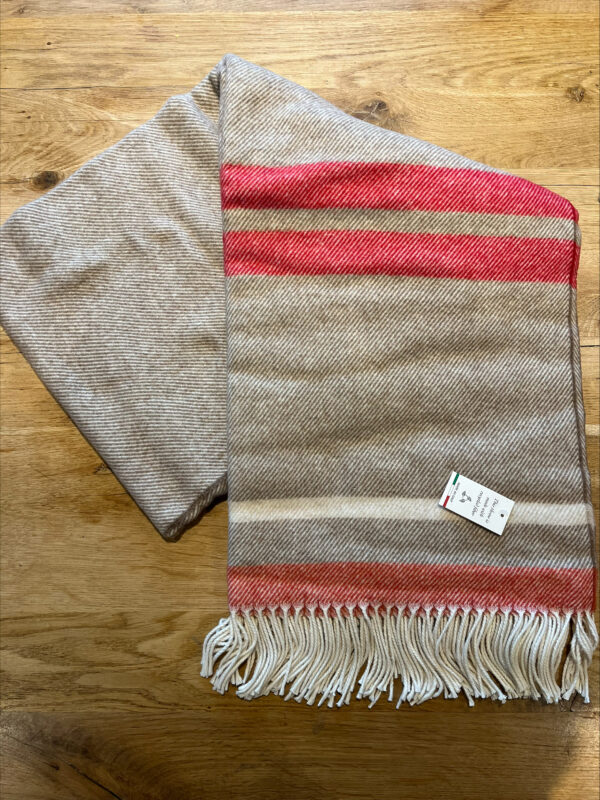 Wollen plaid - Brown