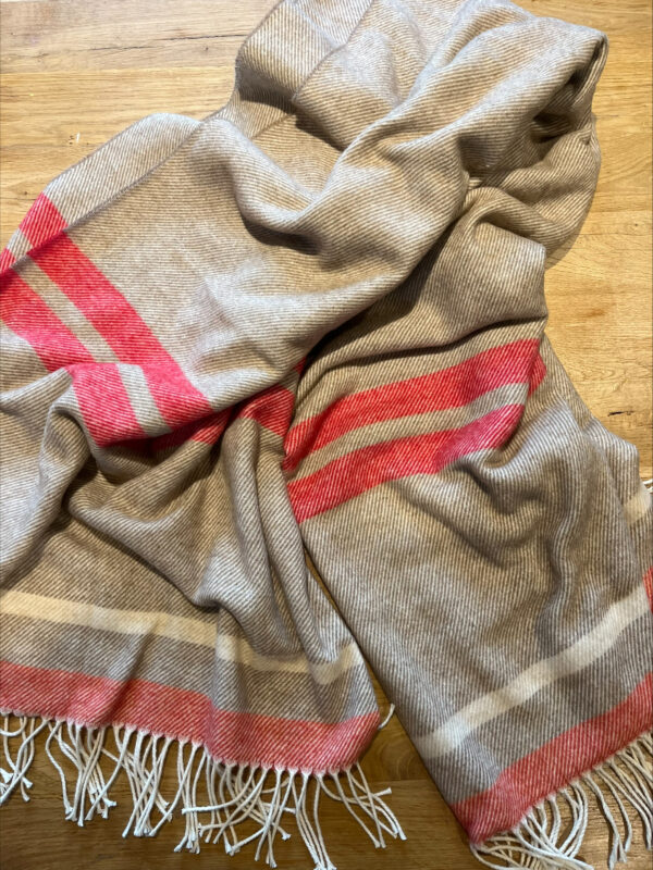 Wollen plaid - Brown