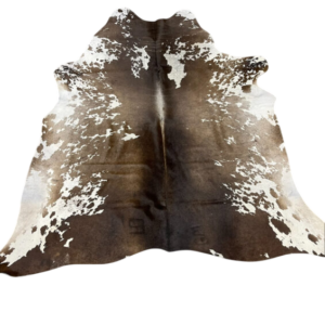 Koehuid Small special- Brown/White - 180x165cm