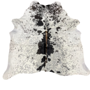 Koehuid Small special- Grey/Black - 170x160cm