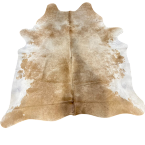 Koehuid Small - Beige/Brown - 175x165cm