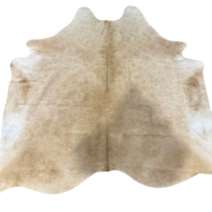 Koehuid Beige/White - 210x190cm