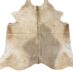 Koehuid Beige/White - 190x180cm