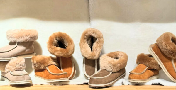 Zachte Pantoffels uit  schapenvacht