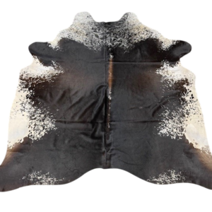Koehuid Salt&Pepper tricolor - 200x210cm