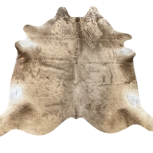 Koehuid Champagne - 180x180cm