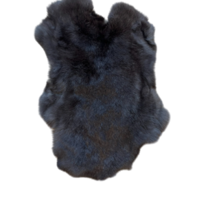 Konijnvel - zwart