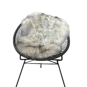 IJslandse schapenvacht - naturel grijs - langharig