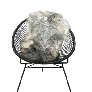 IJslandse schapenvacht - naturel grijs - langharig